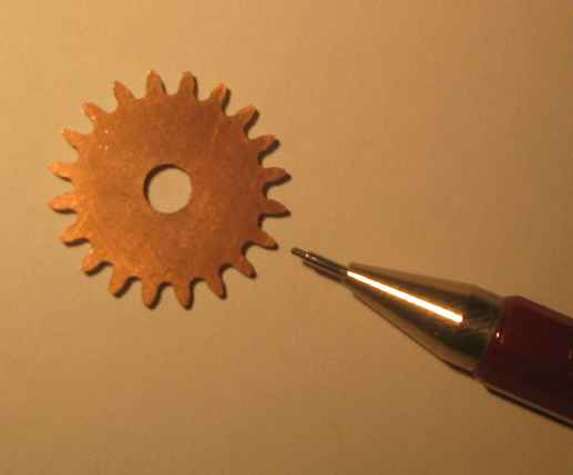 self-milled gear